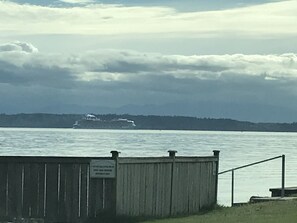 Vlak bij het strand