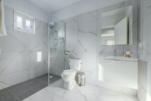 Shower, hair dryer - Brand New 3BR 2BA w/ Private Pool Near Palm Beach (Noord)