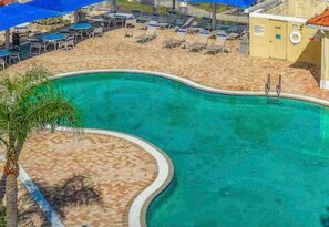 Una piscina riscaldata