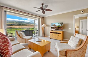 Televisión, reproductor de DVD y estéreo 