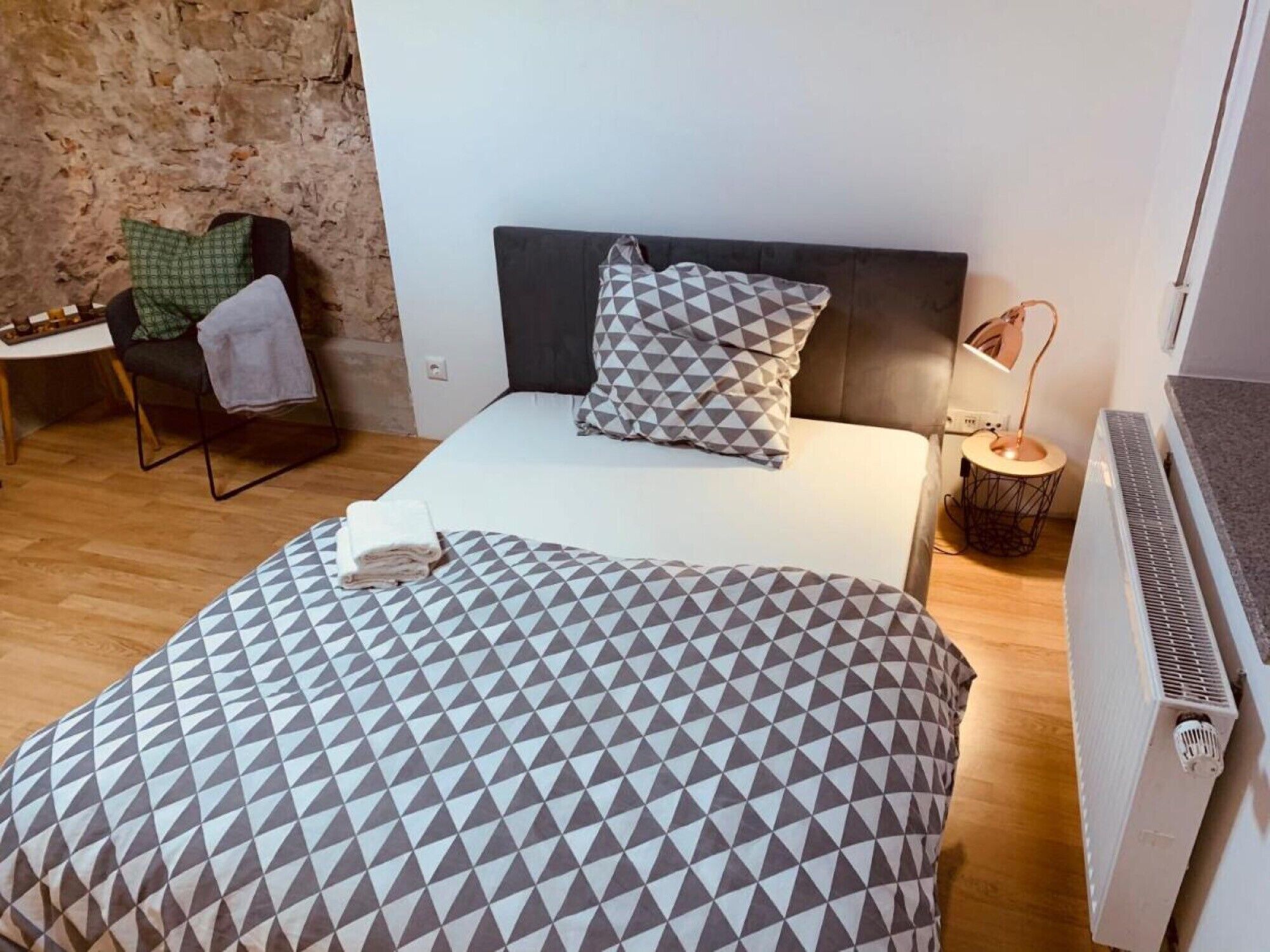 1 Schlafzimmer, Bügeleisen/Bügelbrett, kostenloses WLAN, Bettwäsche