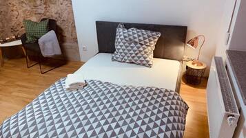 1 Schlafzimmer, Bügeleisen/Bügelbrett, kostenloses WLAN, Bettwäsche