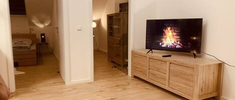 1 soverom, strykejern/-brett, wi-fi (inkludert) og sengetøy