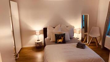 1 Schlafzimmer, Bügeleisen/Bügelbrett, kostenloses WLAN, Bettwäsche