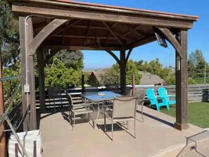 Outdoor dining - Oceanside Gem W/ Pool, Hot Tub and Game Room! (Oceanside)