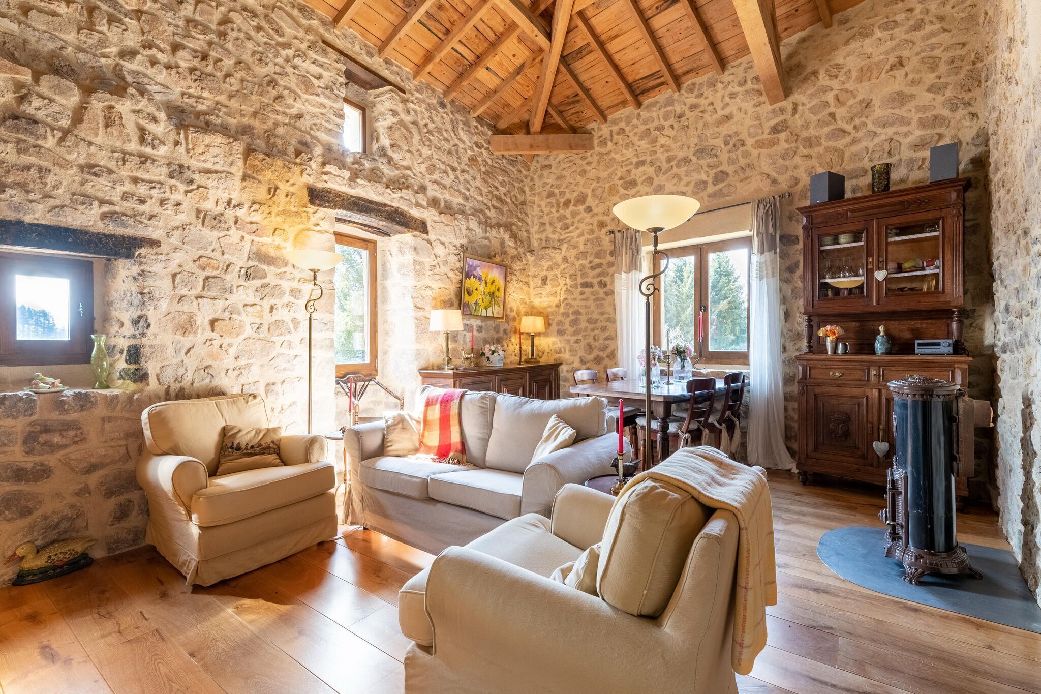 Smart TV, caminetto, tavolo da ping pong