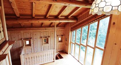 Chalet in Lamon mit Bergblick