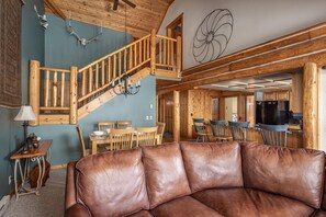 Télévision, cheminée