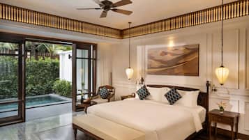 Premium bedding, minibar, in-room safe, desk