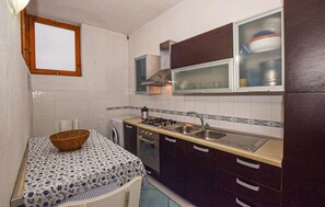 Fridge, stovetop, cookware/dishes/utensils