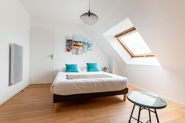 2 habitaciones, tabla de planchar con plancha y wifi gratis