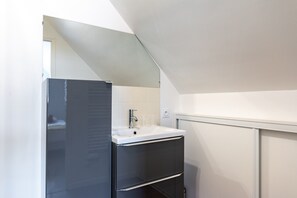 Shower, hair dryer