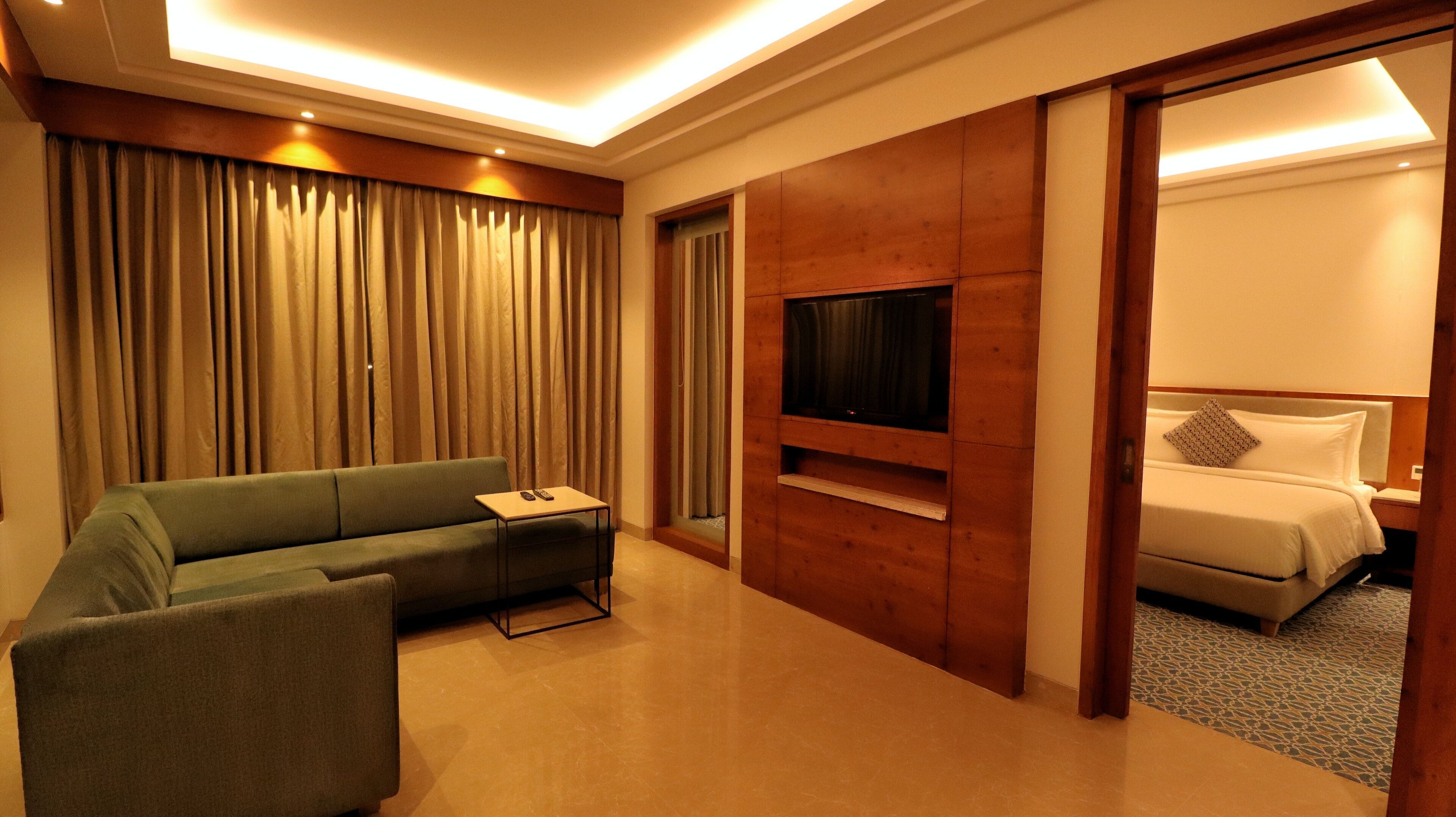 Living area | 42-inch Smart TV with digital channels, pay films