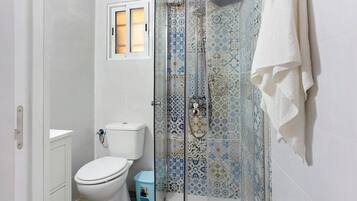 Een douche, een haardroger