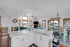 Cottage, 6 Bedrooms | Private kitchen | Fridge, oven, coffee/tea maker, toaster