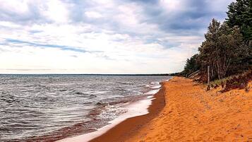 On the beach
