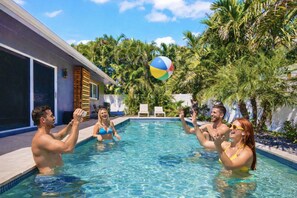 Una piscina climatizada