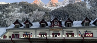 Bright, comfortable apartment with large balcony and Mont Blanc view