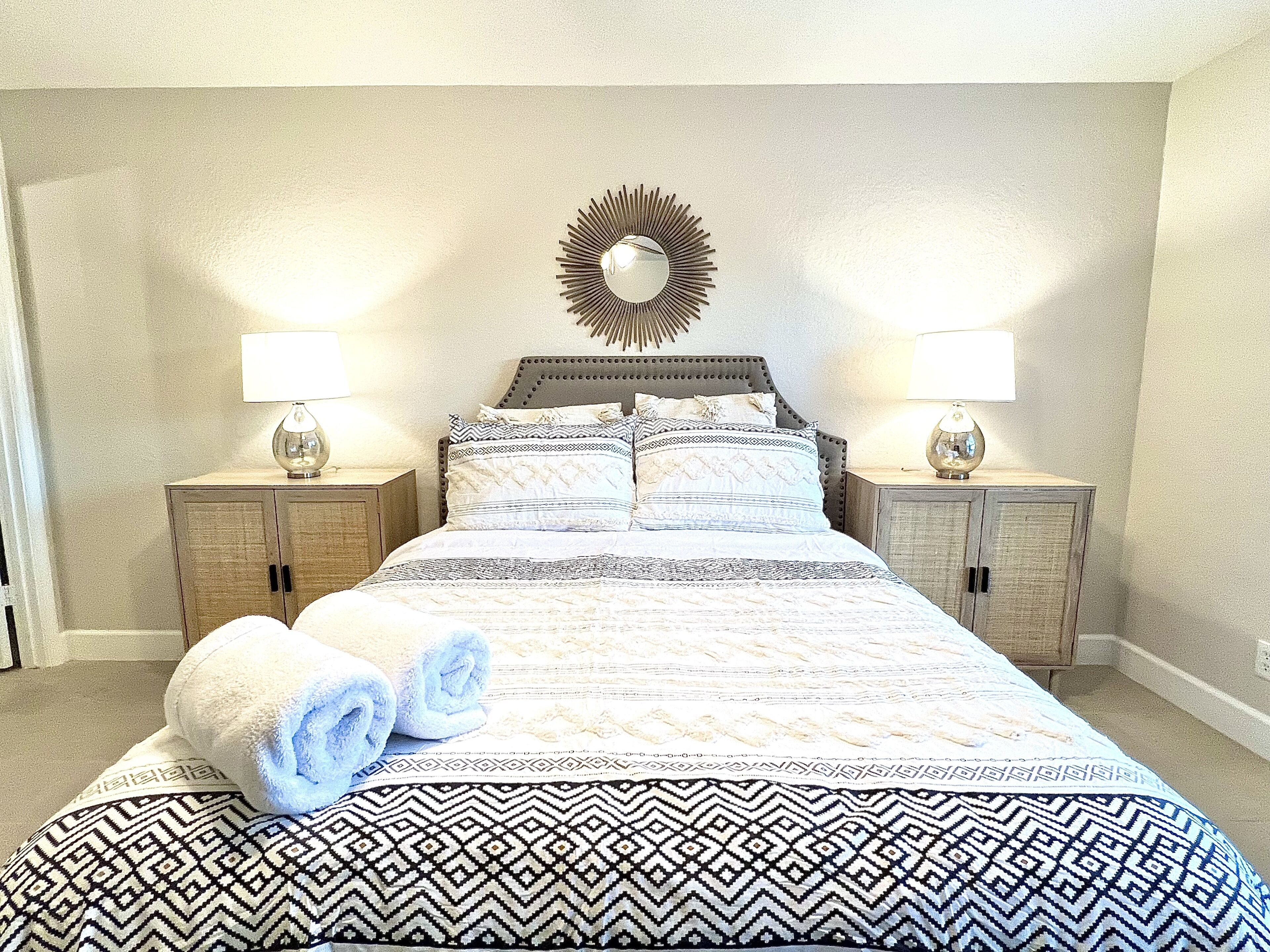 4 bedrooms, desk, iron/ironing board, free WiFi