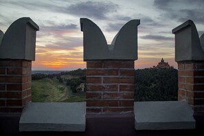 Vue depuis lâhĂ©bergement
