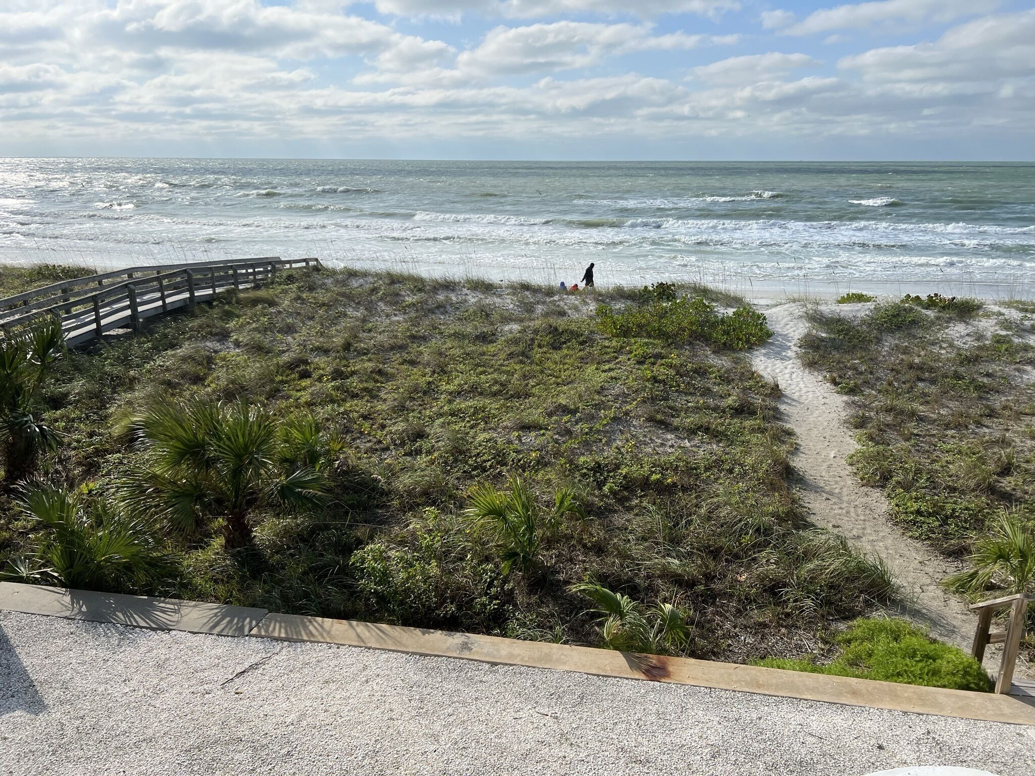 On the beach, beach towels