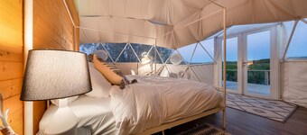 Romantic Stargazing Dome Stunning Mountain View Glamping Loving Heart Retreats 