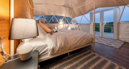 Romantic Stargazing Dome Stunning Mountain View Glamping Loving Heart Retreats