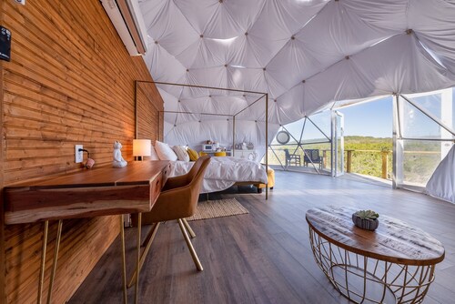 Upscale Stargazing Dome Luxury Stunning Mountain View Loving Heart Retreats 
