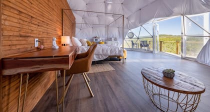 Upscale Stargazing Dome Luxury Stunning Mountain View Loving Heart Retreats