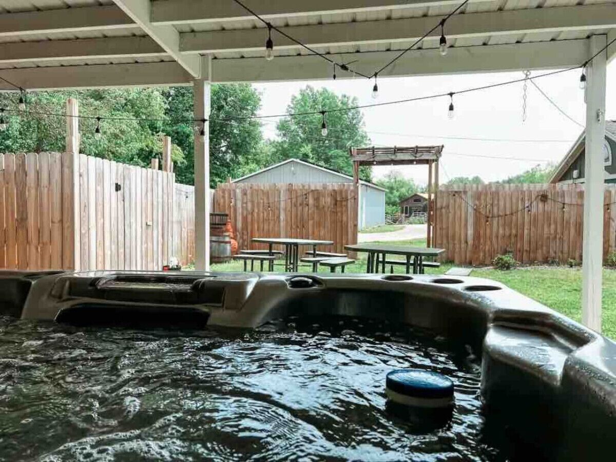 Bain à remous extérieur