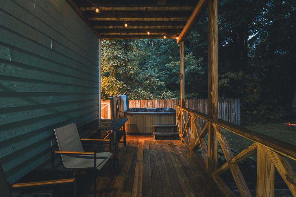 Bain à remous extérieur