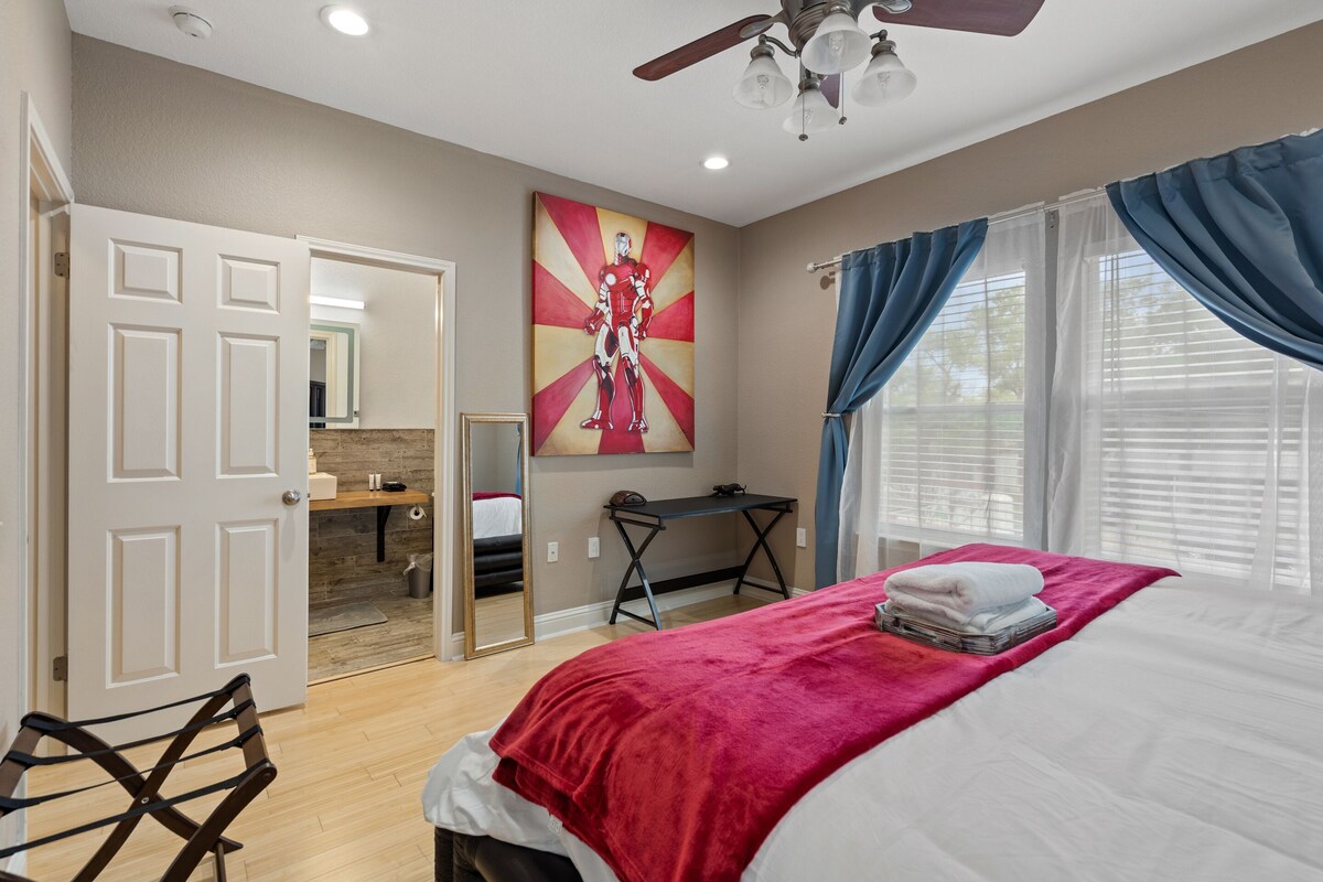 Photo 33 of ⭐️ 5-Star Reviews: King Suites + Spa Baths, Near DT, Arcade, Parking, Sleeps 18 🏡