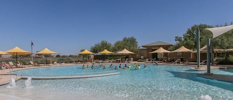 Indoor pool, outdoor pool