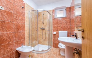 Shower, hair dryer