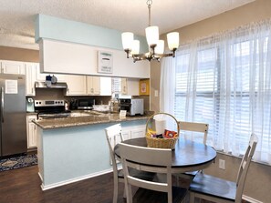 Dining - Cheerful Home w/ Private Hot Tub, Big Fenced Yard, & Pool.  Pet Friendly! (Crowley)