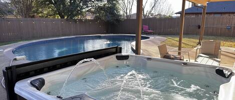 Bain à remous extérieur