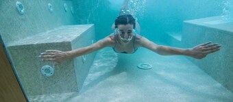 Suite with private heated pool