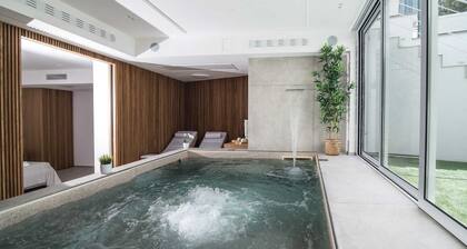 Suite with private heated pool