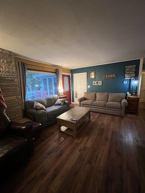 TV, fireplace, DVD player
