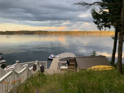 Beautiful cottage on lakefront with direct access to ATV/UTV/Snowmobile Trails.