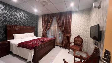 Dobbeltrom – deluxe | Strykejern/-brett, wi-fi (inkludert) og sengetøy