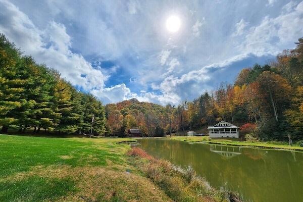 Enjoy a beautiful fall day in a private mountain oasis.