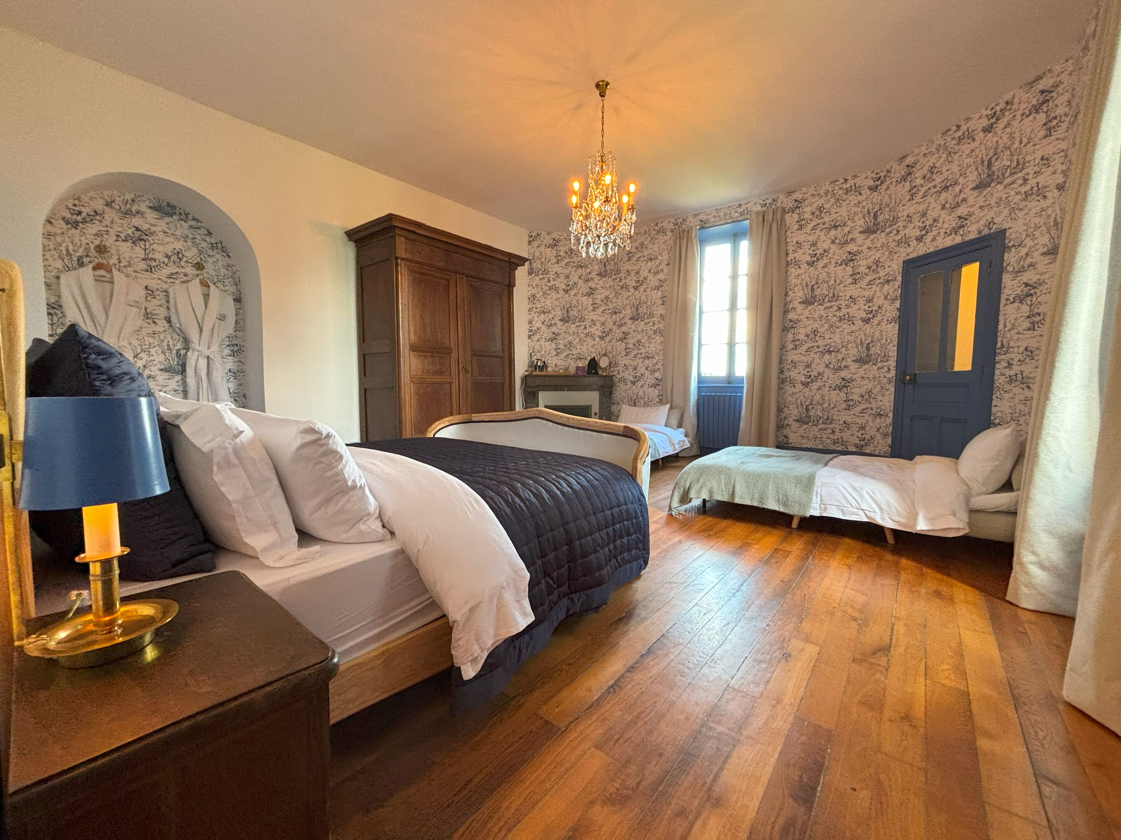 Family Quadruple Room, Multiple Beds, Garden View | Hypo-allergenic bedding, individually decorated, individually furnished