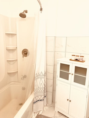Combined shower/bathtub, hair dryer, bidet, towels - 10 min to Boston and near airport w/free parking (Chelsea)