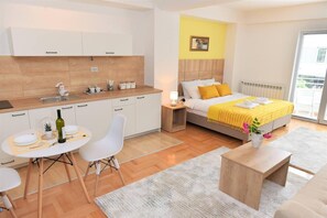 Studio | Free WiFi, bed sheets - Unique Apartment Leninova (Skopje)