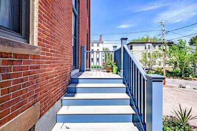 Historic Brick Apartment | Parking + Prime Location