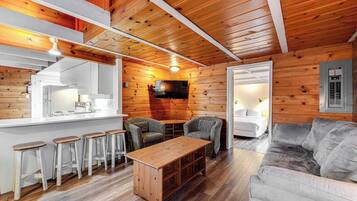 Télévision, cheminée