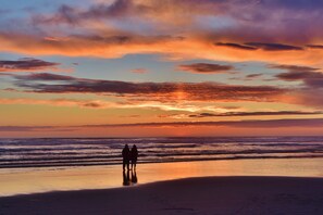 Beach nearby, beach towels