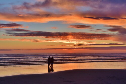 Warm Cottage w/ hot tub - across from the ocean and Damon Point