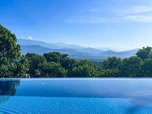 Pool - Breathtaking Ocean View Villa, Monkeys Daily, Private Gated Development (Manuel Antonio)